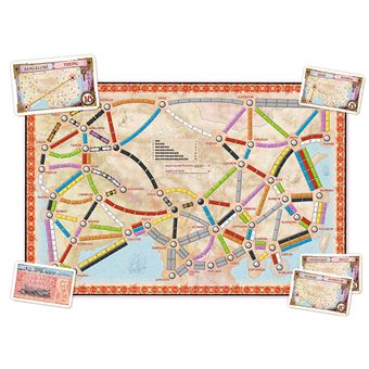 Jeu de stratégie Asmodee Aventuriers du Rail Asie