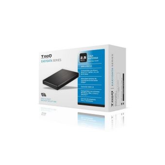 Boîtier Externe TooQ Pour Disque Dur 3,5" SATA - USB 3.0, Aluminium - Compatible Windows/Mac/Linux