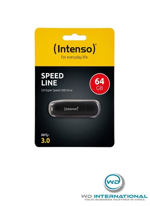 Clé USB INTENSO 3533490 USB 3.0 64 GB Noir