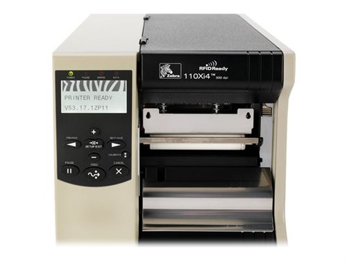 ZEBRA  140Xi4 - Imprimante d'&eacute;tiquettes - transfert thermique - Rouleau (20,3 cm) - 203 dpi - capacit&eacute; : 1 inclinaison - parall&egrave;le, USB, LAN, s&eacute;rie 