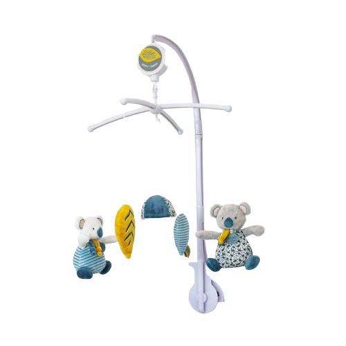 Doudou et compagnie - MOBILE MUSICAL CERISE LE LAPIN (pvc)