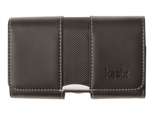 Ksix Mobile Tech XL - Sac étui pour téléphone portable - synthétique - noir mat