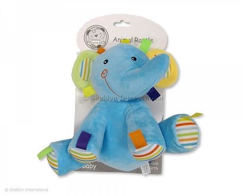 Snuggle Baby - Doudou Hochet Elephant - 21 cm