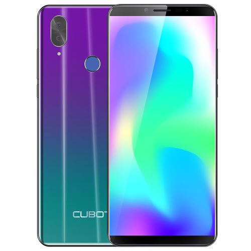 CUBOT X19 4G Phablet 5.93 pouces Android 8.1 4 Go RAM 64 Go ROM empreinte digitale 4000 mAh Crépuscule EU