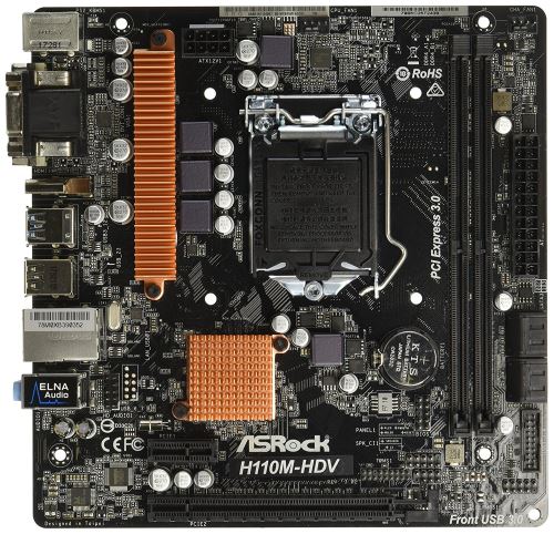 Carte mère aSRock h110 m-hdv 3.0 uATX 1151 [h110 m-hdv 3.0]