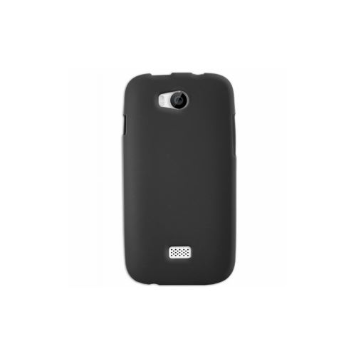 Mocca coque Gel Frost Noire pour Wiko Iggy