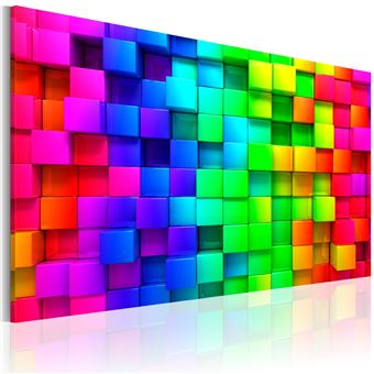 Tableau Profondeur de couleurs-Taille L 90 x H 60 cm - 1