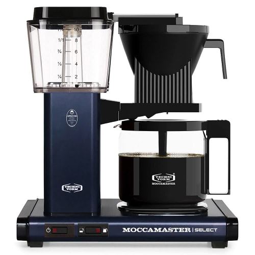 Cafetière Moccamaster KBG 741 Select 53978 1.25L 1520W 10 Tasses Arrêt Automatique Plastique Aluminium Bleu Nuit