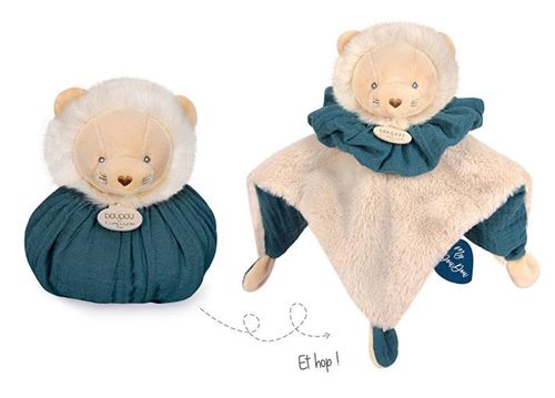 Les futes - doudou boule lion