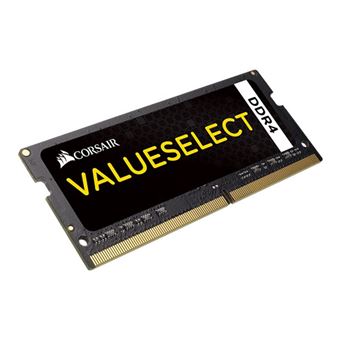 CORSAIR Value Select - DDR4 - module - 16 Go - SO DIMM 260 broches - 2133 MHz / PC4-17000 - CL15 - 1.2 V - mémoire sans tampon - non ECC - 1