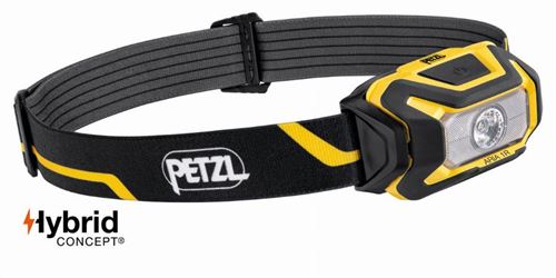 Non Communiqué Blanc Lampe Frontale Compacte Petzl Aria 1R Etanche - 450 Lumens - Noir/Jaune- Batterie Incluse - E069ca00