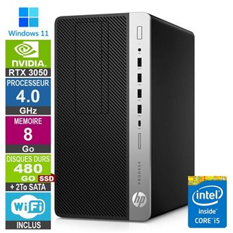 PC Gamer LPG-600G5 i5-8400 4.00GHz 8Go/480Go SSD + 2To/RTX 3050 - 1