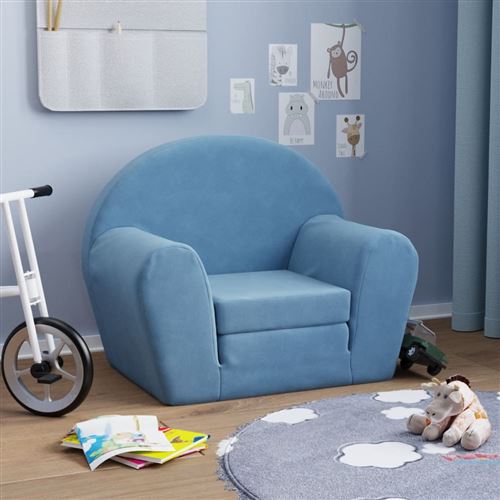 Vidaxl Bleu Canapé-Lit Enfants - Image 3