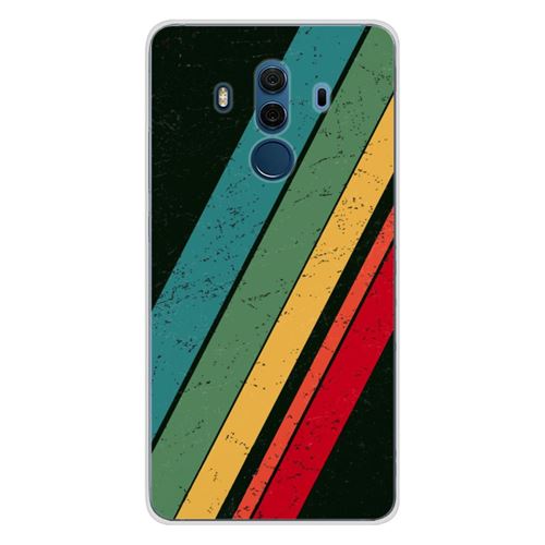 Coque en silicone imprimée compatible Huawei Mate 10 Pro Grunge
