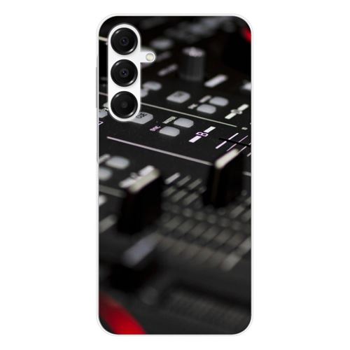 Coque en silicone imprimée compatible Samsung Galaxy A36 5G Dj Mixer