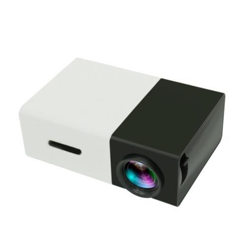 Yonis Noir Videoprojecteur Led Portable Mini Home Theater Avec Télécommande 400 Lumens - Image 2