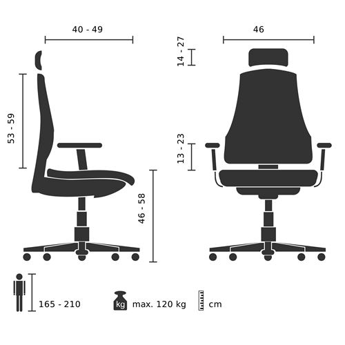 Fauteuil de bureau PHOENIX – Cocktail Scandinave