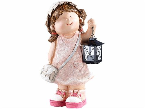 Royal Gardineer : Figurine décorative Petite Anne avec lanterne