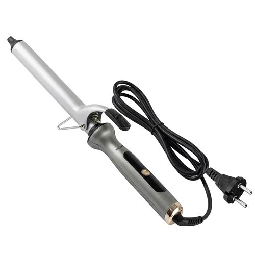 SOKANY Fer &agrave; Boucler 25mm Chauffage Rapide 45W avec Support Int&eacute;gr&eacute; et Poign&eacute;e Gris