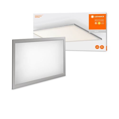 LEDVANCE Panel-Luminaires LED pour plafond - PLANON™ Plus / WiFi /15 W - 220…240 V - Angle de rayonnement: 110° - Warm White - 3000 K - Matériau: aluminium - IP20}