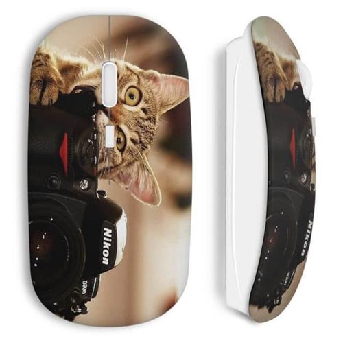 Souris Sans Fil Chat Appareil Photo Maniacase