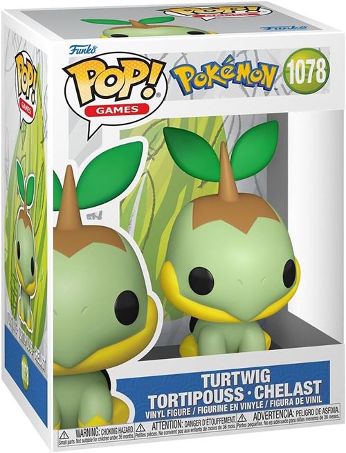 Funko Multi-Couleurs Figurine Pop! - Pokémon Tortipousse - Vinyle - Neuf - Image 5