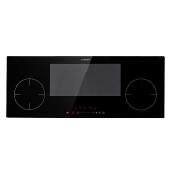 Table de cuisson - Klarstein Delicatessa 90 Slim - Plaque vitrocéramique - 7000W - Minuterie - Noir - 1