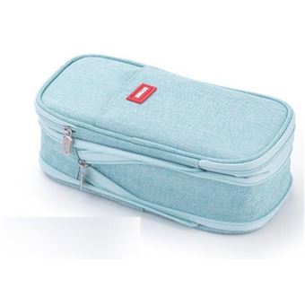 Dww-bleu Trousse Scolaire, Grande Capacit Sac Crayons Cole