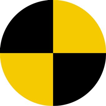 Crash test (20cm) - Sticker/autocollant - 1