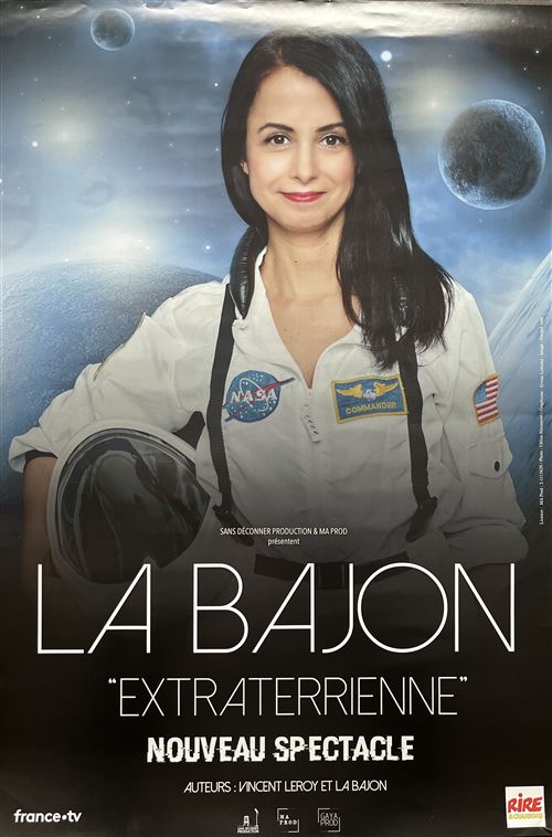 Affiche - LA BAJON - Extraterrienne - 40x60cm