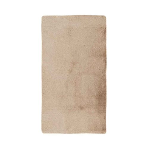 Tapis de Bain Fait à la Main "Rabbit" Beige 50 x 90 cm