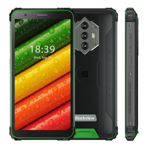 Blackview BV6600E Smartphone Batterie 8580mAh, 5.7'' IP68 Étanche 32Go - Vert