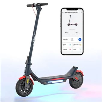 Trottinette Electrique Pliable iScooter E9 avec Sac, Autonomie 30KM