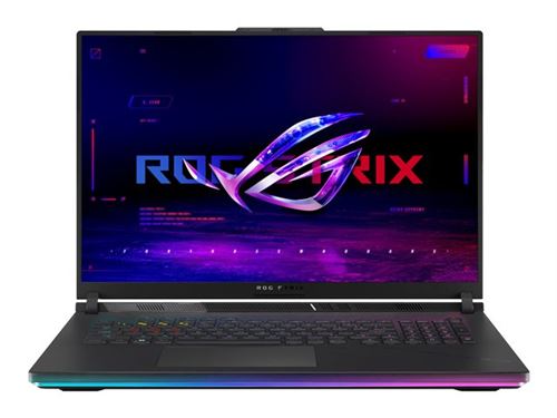 ASUS ROG Strix G18 G834JYR-N6090W - Intel Core i9 - i9-14900HX / jusqu'à 5.8 GHz - Win 11 Home - GeForce RTX 4090 - 64 Go RAM - 2 To SSD NVMe - 18" 2560 x 1600 (WQXGA) @ 240 Hz - 2.5 Gigabit Ethernet - Wi-Fi 6E, Bluetooth - noir