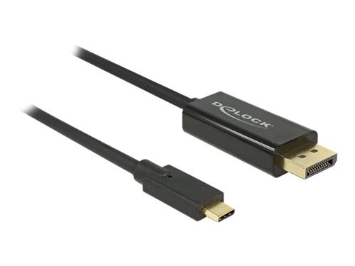 Non Communiqué Noir Delock - Adaptateur Vidéo Externe - Usb-C - Displayport - Pour La Vente Au Détail