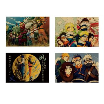 -14€63 sur Poster lot of 4 Naruto 51 x 35,5 cm avec Calendrier Naruto