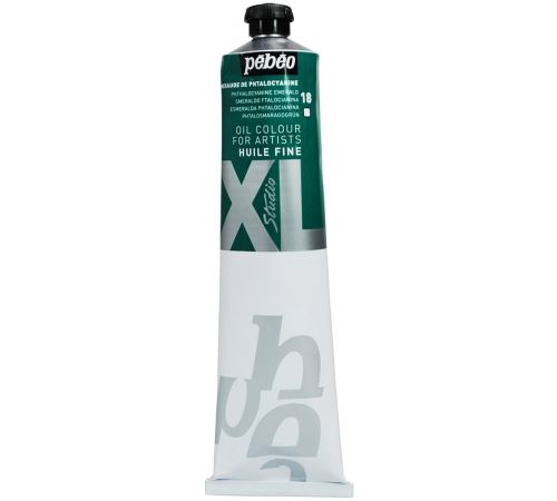 Peinture &agrave; l'huile fine XL Studio - Emeraude phtalocyanine - 200 ml