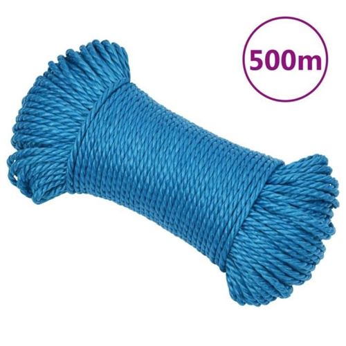Vidaxl Bleu Corde De Travail 3 Mm 500 M - Image 3