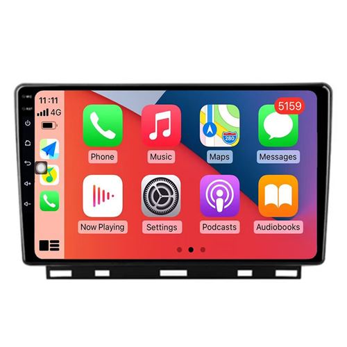 Autoradio RoverOne GPS Bluetooth CarPlay Android Auto 2Go RAM 32Go ROM pour Renault Clio 5 Lutecia 2019 - 2021