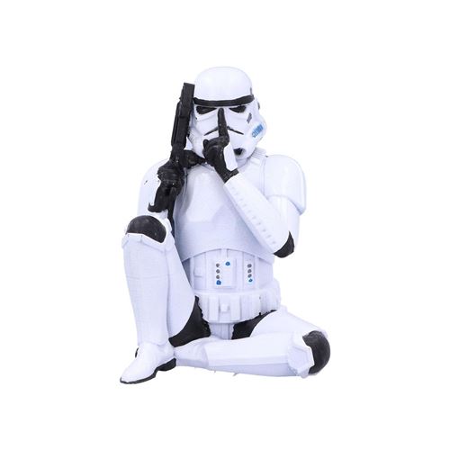 Figurine Figure d'art Star Wars Stormtrooper Speak No Evil 10 cm Blanc et Noir