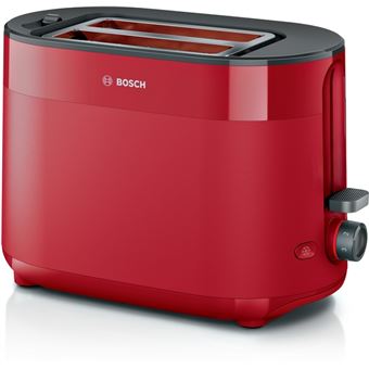 Bosch MyMoment TAT2M124 - Grille-pain - 2 tranche - 2 Emplacements - rouge profond - 1