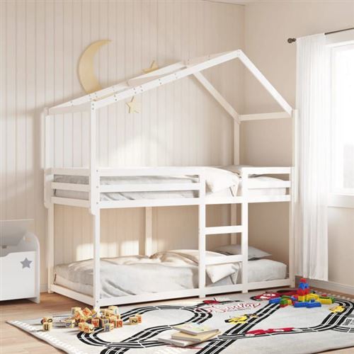 vidaXL Toit de lit pour enfants 213x85,5x144,5 cm bois de pin massif, toit de lit, baldaquin de lit pour enfant, toit pour 846938