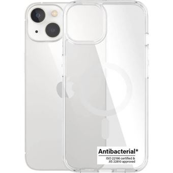 PanzerGlass HardCase - Clear Edition - coque de protection pour téléphone portable - compatibilité avec MagSafe - plastique recyclé - transparent - pour Apple iPhone 14 - 1