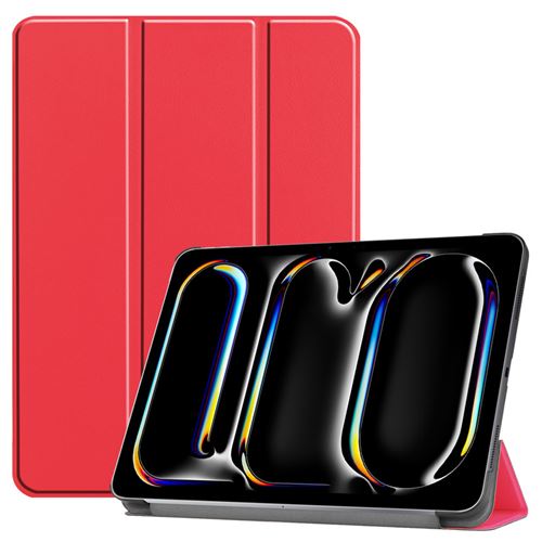 XEPTIO - Housse Tablette - Apple iPad Air 13 - Rouge - 13 pouces - Image 2