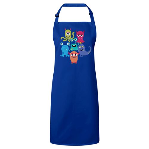 Fabulous Tablier Cuisine Premium Bleu Monstres Mignons