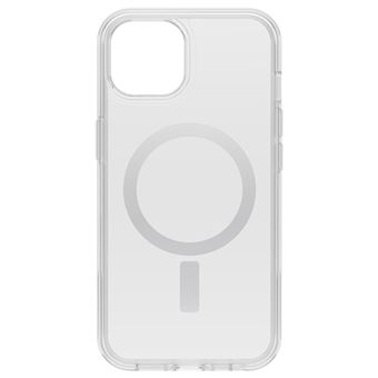 Coque antichoc OtterBox Symmetry + MagSafe pour iPhone 14 Transparent