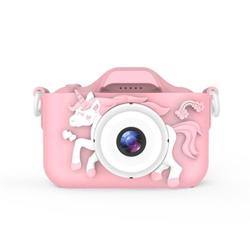 Caméra Numérique pour Enfants VORMOR Mini Appareil Photo avec 32G TF Carte - Rose