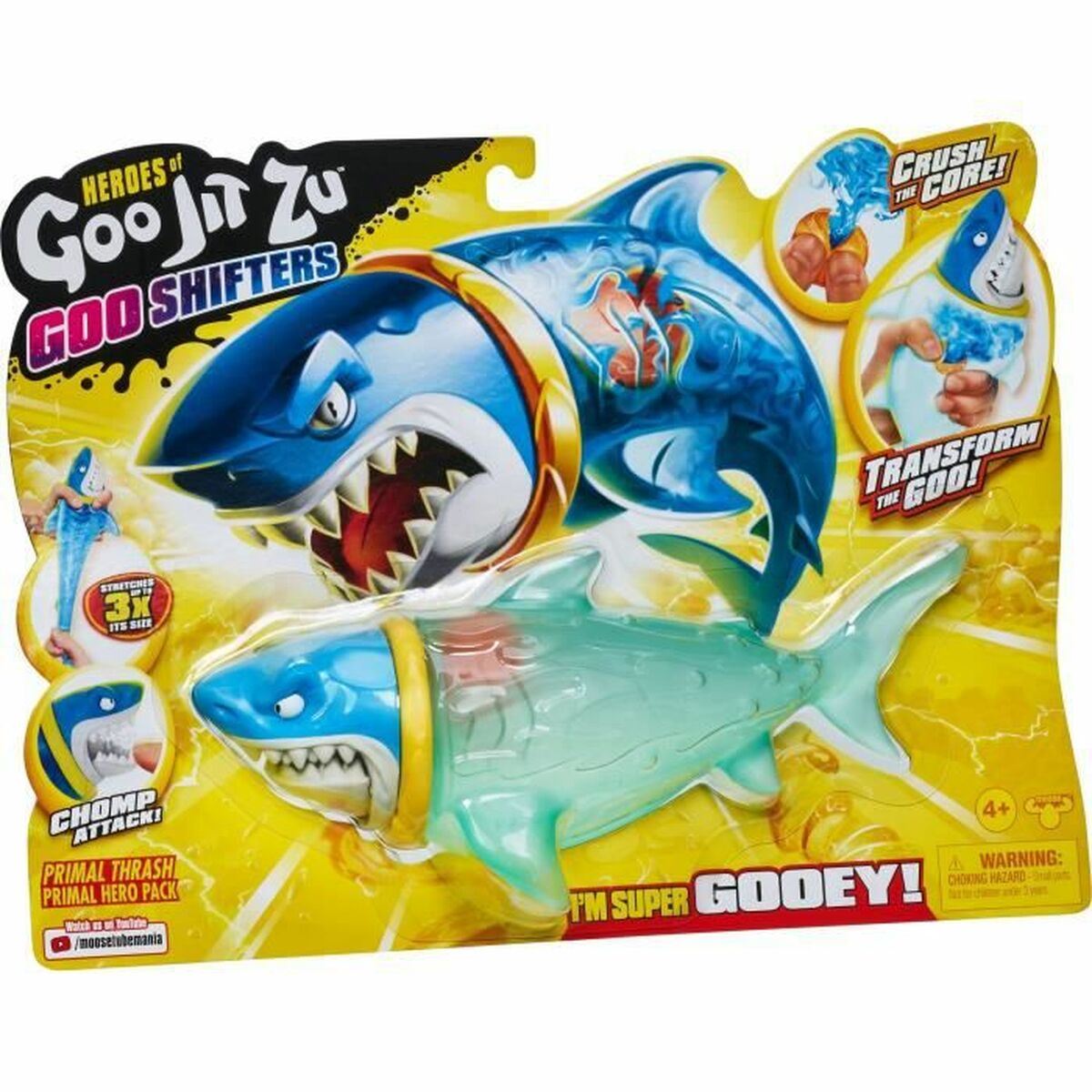 Monster truck de trash - MOOSE TOYS - Le requin - Goo Jit Zu