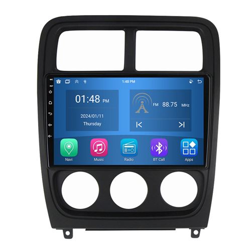 Autoradio RoverOne® Bluetooth CarPlay Android Auto Navigation 4Go RAM 64Go ROM pour Dodge Caliber PM 2009-2013