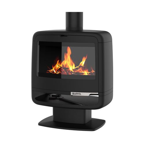 Po&ecirc;le &agrave; bois PAUL SUR PIED 10KW en fonte - &eacute;tanche - eco design